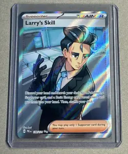 Pokemon TCG Prismatic Evolutions Full Art Larry's Skill 139/131 Near Mint - Image 1
