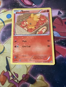 POKEMON TORCHIC RC5/RC25 LEGENDARY TREASURES RADIANT COLLECTION - Image 1