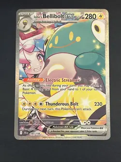 Pokemon TCG Iono's Bellibolt EX 183/159 Sv09: Journey Together English - Image 1