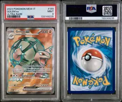 POKEMON PSA 9 GOLEM EX ULTRA RARE 189/165 SET 151 ITALIANO 2023 LOW POP!🌍 - Image 3