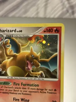 2009 Charizard - 1/99 - Holo Rare Arceus Platinum Pokemon TCG - Image 5