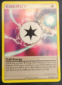Call Energy 92/100 Pokemon Majestic Dawn Uncommon 2008 HP - Image 1