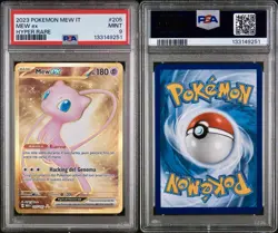 POKEMON PSA 9 MEW EX HYPER RARE 205/165 SET 151 ITALIANO 2023 LOW POP!🌍 - Image 3
