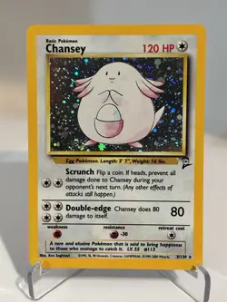Pokemon Base Set 2 CHANSEY Holo Rare #3 Nm-Mt 💎MINTY!💎 PACK FRESH FROM 2000! - Image 1