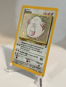 Pokemon Base Set 2 CHANSEY Holo Rare #3 Nm-Mt 💎MINTY!💎 PACK FRESH FROM 2000! - Image 3