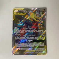 Pokemon TCG Garchomp & Giratina Tag Team GX Unified Minds 228/236 Holo Full Art - Image 1
