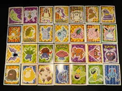 LOTTO DI 130 STICKERS POKEMON MERLIN CON 18 HOLO - Image 2