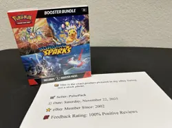 Pokemon Surging Sparks Booster Bundle, Brand New, Factory Sealed - Image 2