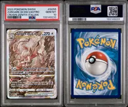 POKEMON PSA 10 ZOROARK VASTRO FULL ART GG56/GG70 ZENIT REGALE ITALIANO LOW POP - Image 3