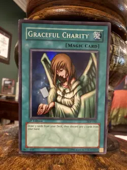 Graceful Charity 1st Edition SDP-040 Ultra Rare – Clean Holo – Vintage YuGiOh - Image 1