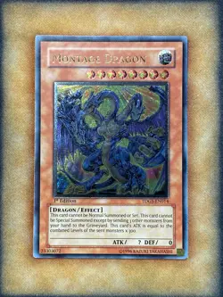 Yugioh Montage Dragon TDGS-EN014 Ultimate Rare 1st Ed NM - Image 1