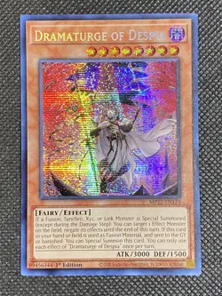 YuGiOh! - Dramaturge of Despia MP22-EN124 Prismatic Secret Rare 1st Edition NM - Image 1