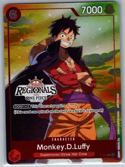 Monkey.D.Luffy (Offline Regional 2024 Vol. 2) P-001 - One Piece Card - NM - Image 1