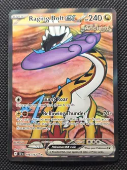 Raging Bolt ex 196/162 Ultra Rare Temporal Forces Pokemon Card - Image 1