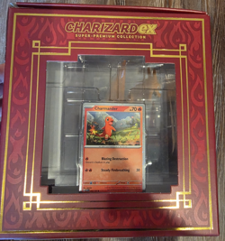 Charizard ex Super Premium Collection Figure + 3 Promo Cards Pokemon TCG Empty - Image 2