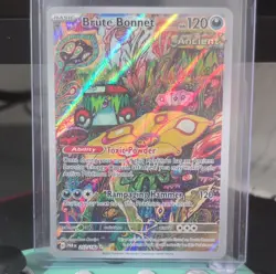Pokemon Brute Bonnet 207/182 SV04: Paradox Rift Illustration Rare Holo Card - Image 1
