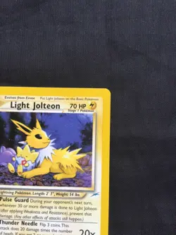 Pokemon Cards: Neo Destiny 1st Edition Uncommon: Light Jolteon 48/105 - Image 3