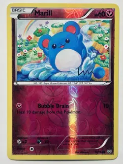 Marill 76/114 XY - Steam Siege Reverse Holo Common Pokemon Card NEAR MINT - Image 1