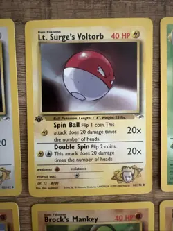 Vintage Pokemon Lot (20) Cards Gym Heroes, Neo, Legendary Sets 1999-2002 - LP - Image 2