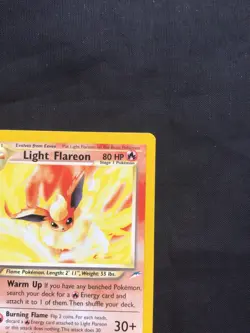 Pokemon Cards: Neo Destiny 1st Edition Uncommon: Light Flareon 46/105 - Image 3