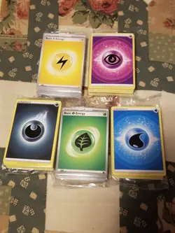 Pokemon TCG Basic Energy Card ETB packs - Lot 5 sealed packs! - Image 1
