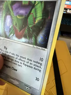 Pokemon TCG Rayquaza Holo Rare Card 3/17 Pop Series 1 Promos LP+ Vintage - Image 2