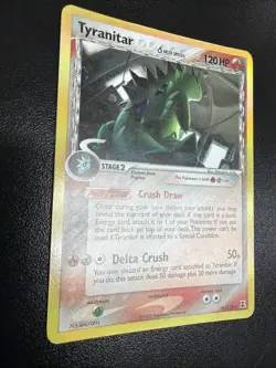 Pokemon TCG Tyranitar EX Holo Rare Card 16/113 2005 Delta Species MP / HP - Image 5