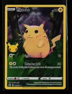 Pikachu 005/025 Holo Rare Celebrations Pokemon Card - Image 1