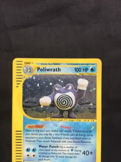 Pokemon Cards: Expedition Rare Holo: Poliwrath 24/165 - Image 2