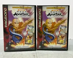 Lot of Two Avatar The Last Airbender Quickstrike Trading Card Game Sets - Image 1