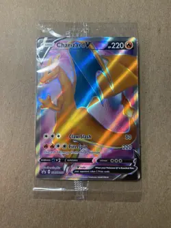 Charizard V SWSH050 SWSH: Sword & Shield Promo Cards Holo sealed pack - Image 1