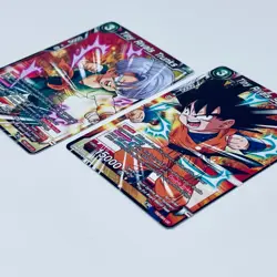 Dragon Ball Super Card Game Tiny Rivals Trunks + Goten Regular Uncommon Cards - Image 2