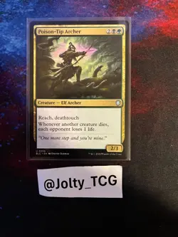 Poison-Tip Archer 0256 Non Foil Uncommon Bloomburrow Commander MTG Near Mint - Image 1
