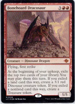 Bonehoard Dracosaur | Foil | The Lost Caverns of Ixalan | 134 | NM | 2023 - Image 1