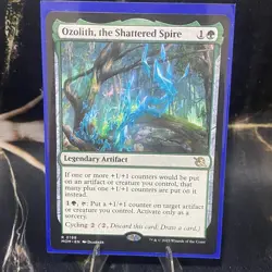 Magic the Gathering Ozolith, the Shattered Spire LP March of the Machine Reg MTG - Image 1
