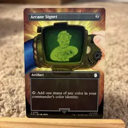 Arcane Signet Regular Borderless U0356 MTG(PUP) - Image 1