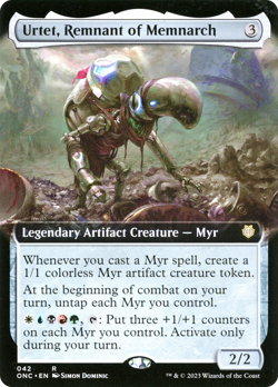 Urtet, Remnant of Memnarch (Extended Art) [Phyrexia: All Will Be One Commander] - Image 1