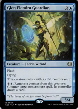 MTG Glen Elendra Guardian (51) | NM | Lorwyn Eclipsed {ECL} - Image 1