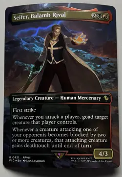 MTG Final Fantasy Commander Seifer Legendary Creature RARE FOIL #0451 - Image 1