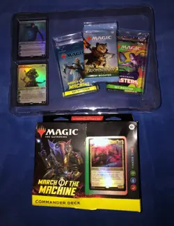 March Of The Machine MTG Charge Deluxe Commander Deck Kit Costco NWOB - Image 1