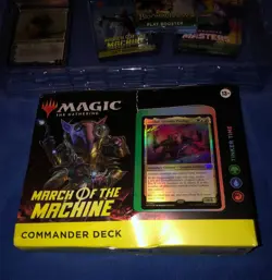 March Of The Machine MTG Charge Deluxe Commander Deck Kit Costco NWOB - Image 3