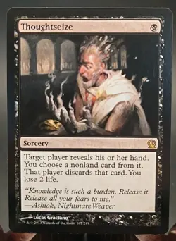 Thoughtseize Theros MTG Regular Lightly Played - Image 1