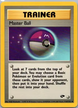 Pokemon TCG Master Ball 116/132 Gym Challenge LP - Image 1