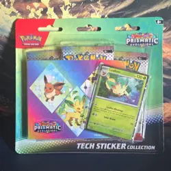 Pokemon Scarlet & Violet Prismatic Evolutions Leafeon Booster Packs Foil Card - Image 1
