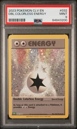 2023 POKEMON CLASSIC VENUSAUR & LUGIA ex DECK DBL.COLORLESS ENERGY #32 PSA 9 - Image 1