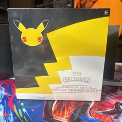 Pokemon TCG - Celebrations Elite Trainer Box [POKEMON CENTER] - NEW/Factory SEAL - Image 1