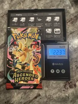 22.37g HEAVY -Pokemon Ascended Heroes Booster Pack -Possible GODU - Image 1