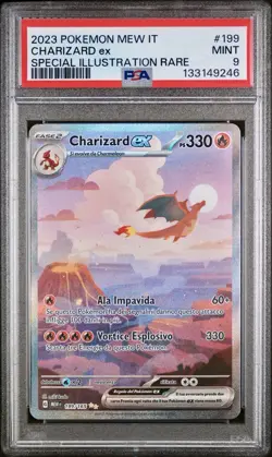 POKEMON PSA 9 CHARIZARD EX SPECIAL ILLUSTRATION RARE 199/165 SET 151 ITALIANO - Image 1