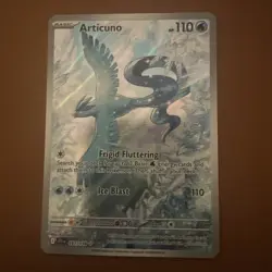 Pokemon Articuno Holo 167/189 Illustration Rare SV09 Journey Together 2025 - Image 1
