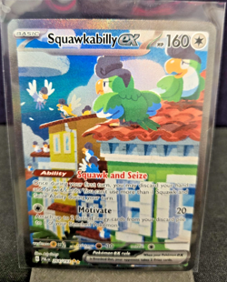 Pokemon TCG Squawkabilly EX 264/193 Special Illustration Rare Holo - NM - Image 1